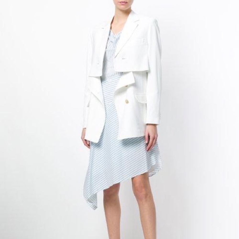 3.1 Phillip lim tiered blazer in white